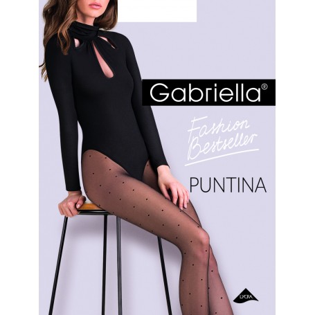 Rajstopy Gabriella Puntina - w kropki