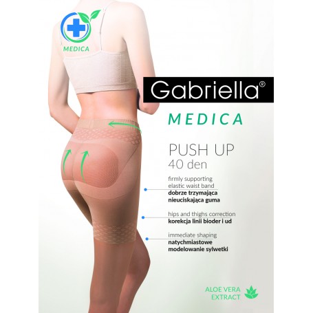 Rajstopy Gabriella Medica Push Up 40 den